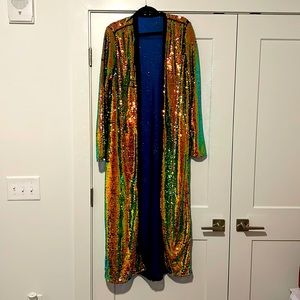 Fashion Nova Sequin Duster
